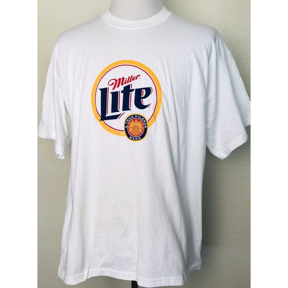 Miller Lite True Pilsner Beer T-Shirt Mens XL